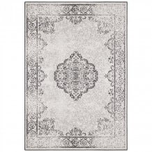 Kusový koberec Twin Supreme 103868 Cebu Black/Cream – na ven i na doma