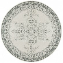 Kusový koberec Twin Supreme 104139 Green/Cream kruh – na ven i na doma