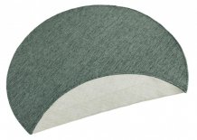 Kusový koberec Twin-Wendeteppiche 103095 green cream kruh – na ven i na doma