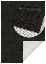Kusový koberec Twin-Wendeteppiche 103096 black cream – na ven i na doma