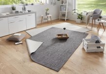 Kusový koberec Twin-Wendeteppiche 103097 grey cream – na ven i na doma