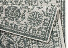 Kusový koberec Twin-Wendeteppiche 103115 grün creme – na ven i na doma