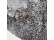 Kusový koberec Universe - kruh / 841-86 Dk. Grey-beige