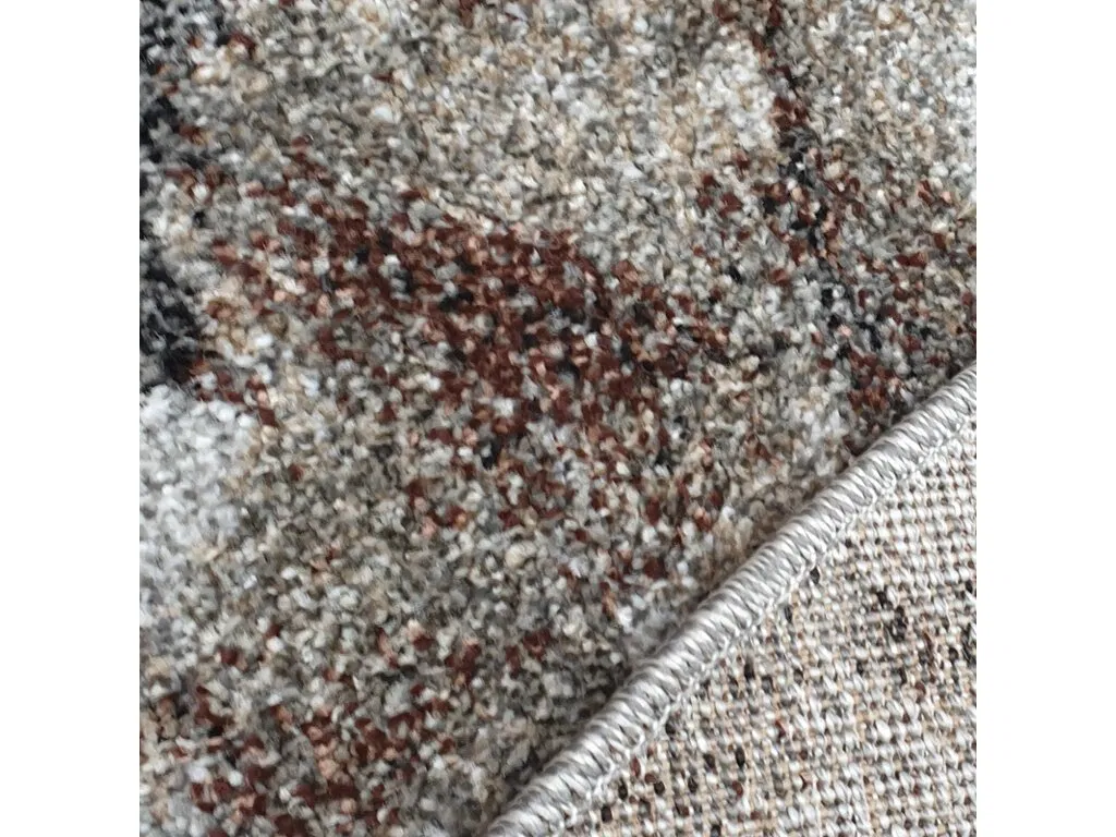 Kusový koberec Universe - kruh / 841-86 Dk. Grey-beige