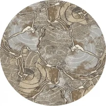 Kusový koberec Vein beige