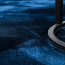Kusový koberec Visco Rabbit Dark blue 10 kruh