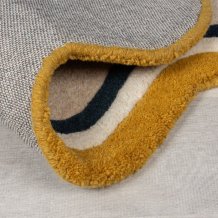 Kusový koberec Wool Scallop Leo Border Multi