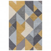 Kusový koberec Zest Icon Geometric Ochre