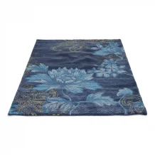 Kusový květinový koberec Wedgwood Fabled Floral Navy 37508 Brink & Campman