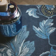 Kusový květinový koberec Wedgwood Fabled Floral Navy 37508 Brink & Campman