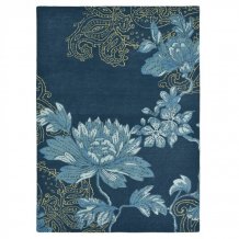 Kusový květinový koberec Wedgwood Fabled Floral Navy 37508 Brink & Campman