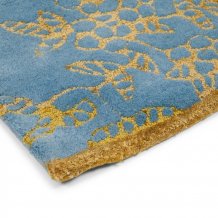 Kusový květinový koberec Wedgwood Tonquin blue 037008 Brink & Campman