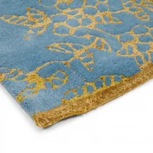 Kusový květinový koberec Wedgwood Tonquin blue 037008 Brink & Campman