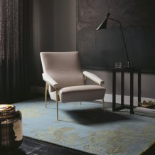 Kusový květinový koberec Wedgwood Tonquin blue 037008 Brink & Campman