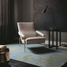 Kusový květinový koberec Wedgwood Tonquin blue 037008 Brink & Campman