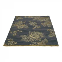 Kusový květinový koberec Wedgwood Tonquin charcoal 037005 Brink & Campman