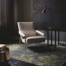Kusový květinový koberec Wedgwood Tonquin charcoal 037005 Brink & Campman