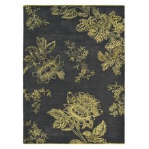 Kusový květinový koberec Wedgwood Tonquin charcoal 037005 Brink & Campman