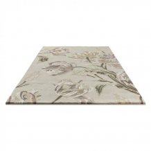 Květinový kusový koberec Laura Ashley Gosford natural / sage green 81307 Brink & Campman