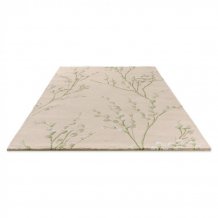 Květinový kusový koberec Laura Ashley Pussy willow hedgerow green 079807 Brink & Campman