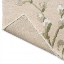 Květinový kusový koberec Laura Ashley Pussy willow hedgerow green 079807 Brink & Campman