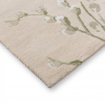 Květinový kusový koberec Laura Ashley Pussy willow hedgerow green 079807 Brink & Campman