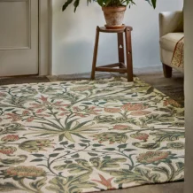 Květinový kusový koberec Morris & Co Hyacinth natural 130201 Brink & Campman