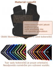 Autokoberce Volkswagen Caddy Combi originele bevestiging compleet 2004 -> Logofit (4945)