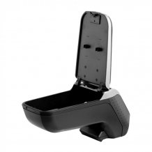 Lakťová opierka Ford Fiesta 2017-2023 (metal-grey, bez kapsy, USB & AUX kabel)