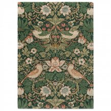 Luxusní květinový koberec Morris & Co Strawberry Thief forest 027707  Brink & Campman