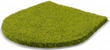 MELANGE - Predložka na veko od WC, kiwi