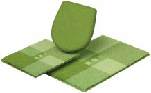 MERKUR - Súprava - 3ks (veko, 40x50 cm bez výrezu+50x80 cm) Súprava, zelený