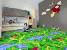 Metrážový dětský koberec Aljaška 5228