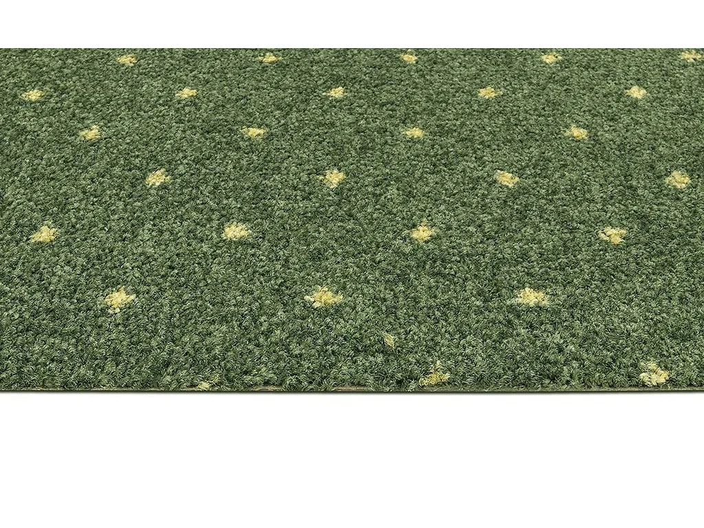 Metrážový koberec Akzento New 25 zelený