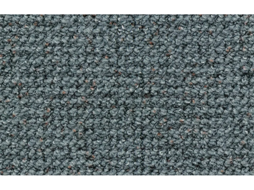 Metrážový koberec Re-Tweed 76 modrý