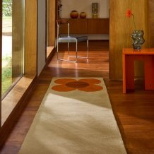 Moderní běhoun Orla Kiely Flower Placemen pumpkin-ecru 158203  Brink & Campman