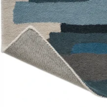 Moderní kusový běhoun Harlequin Zeal Indiko 43008 Brink & Campman