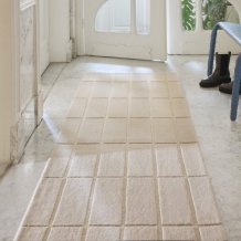 Moderní kusový běhoun Marimeko Tiiliskivi bílý 132901 Brink & Campman