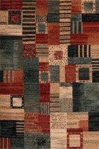 Moderní vlněný koberec Osta Kashqai 4329/400, zelený Osta