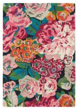 Vlněný kusový koberec Sanderson Rose&Peony cerise 45005 Brink & Campman