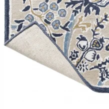 Moderní vlněný koberec Sanderson Shalimar china blue 148508 Brink & Campman