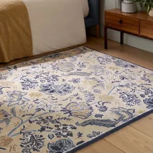 Moderní vlněný koberec Sanderson Shalimar china blue 148508 Brink & Campman