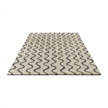 Moderní vlněný kusový koberec Scion Ribbon charcoal 124305 Brink & Campman
