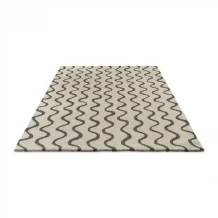 Moderní vlněný kusový koberec Scion Ribbon charcoal 124305 Brink & Campman