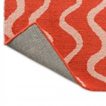 Moderní vlněný kusový koberec Scion Ribbon Coral 124300 Brink & Campman