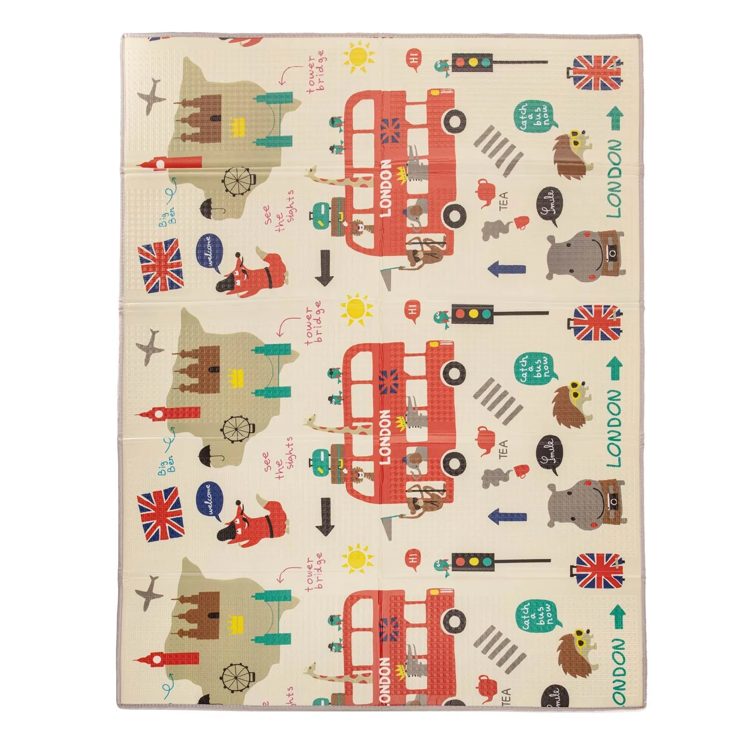 Multifunkční pěnová skládací podložka oboustranná SAVANA