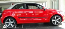 Ochranné bočné lišty Audi A1 2010-2018 (hatchback)