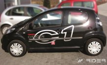 Ochranné bočné lišty Citroen C1 2005-2011 (hatchback, 5 dveří)