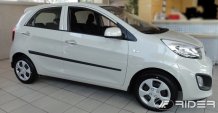 Ochranné bočné lišty Kia Picanto 2011- (hatchback, 5 dveří)