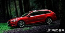 Ochranné bočné lišty Mazda 6 2013- (combi)